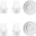6pcs Pump Parts Set,4pcs Duckbill Valves and 2pcs Silicone Membrane Replacement Parts Compatible with Spectra S1 S2 9 Plus Breast Pumps