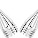 TDZ Chrome Front Axle Nut Covers 3.6" Inch Spike Front Axle Nut Covers Caps for Harley Softail Dyna Touring Street Electra Road Glide Sportster