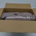 PUPPBUDD Extra Large Dog Bed - Rectangle, Washable, Breathable, Orthopedic, Jumbo Dogs 40"×32" (Brown/Black)