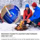 MAKDAK 2PC Keychain Flashlight Rechargeable Cob Keychain Work Light 7 Modes 1600Lumen High Lumen Flashlights for Emergencies,EDC (Black)