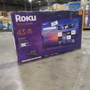 Roku Smart TV 2026 43-Inch Select Series, 4K HDR TV Roku TV with Voice Remote Flat Screen LED Television with Wi-Fi for Streaming Live Local News, Sports, & Movies Bluetooth Headphone Mode