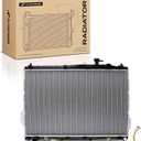A-Premium Engine Coolant Radiator with Transmission Oil Cooler Compatible with Hyundai Veracruz 2007 2008 2009 2010 2011 2012 V6 3.8L Automatic Transmission, Replace# 8012959, 253103J100