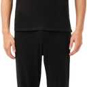 Lacoste Men's 100% Cotton Regular Fit Crew Neck Undershirt, 3-Pack (Large, Black)