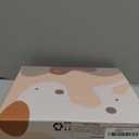 Ceramic Slow Feeder Dog Bowls Elevated, 0.6 Cup Slow Feeder for Small Dogs and Cats, Puzzle Maze Bowl, Prevents Choking, 6in, White