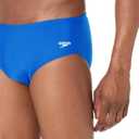 Speedo Men's Swimsuit Brief Powerflex Eco Solid Adult (Blue, M)