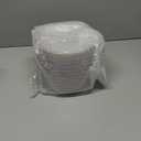 Rubtlamp 100 Pack Clear Gold Plastic Dessert Plates, 6Inch Clear Gold Small Appetizer Plates With Hammered, Heavy Duty Disposable Salad Plate, Elegant Cake Platos for Wedding, Birthday, Teatime