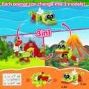 30PCS Mini Animal Building Blocks Summer Party Favors for Kids 4-8 8-12 Birthday Goodie Bags Stuffers Classroom Treasure Box Carnival Prizes Small Toys Bulk Pinata Fillers Return Gifts for Girl Boy