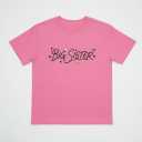 Big Sister Shirt for Girls Toddler Kids Pregnancy Announcement Promoted to Big Sis T-Shirt Summer Short Sleeve Top, 130/64