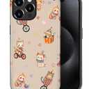 CARLOCA Case for iPhone 16 Pro,Cute Circus Colored Clown Cat Design Hybrid Dual Protection Soft TPU Hard PC Shockproof Anti-Scratch Cover Men Women Stylish Protective Phone Case