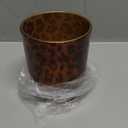 1 Glas Tealight Holder Votive Candle Holder Cups for Christmas Valentines Day Decoration Leopard Print Cheetah Tea Light Candle Holders for Home Decor Table Décor, Women Bedroom Tea Light Holder