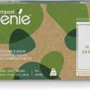 3.6 Gallon Compostable Bags, 40 Count, Sturdy for Food Waste, Compatible with Kitchen Compost Genie Bins, ASTM D6400 Certified (Apple Green)