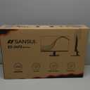 SANSUI Monitor 24 Inch 100Hz PC Monitor, HDMI VGA Ports VESA Mount, FHD Computer Monitor Ultra-Slim Ergonomic Tilt Eye Care for Home Office (ES-24F2, HDMI Cable Included) (Black)