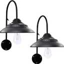 Goodeco Solar Barn Lights for Outside - Metal Design Outdoor Lights with Motion Sensor