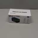 Wireless Charging Alarm Clock Radio for Bedrooms  15W Fast Wireless Charger Station for iPhone Samsung, Bluetooth Stereo Speaker with FM Radio, Dimmable Display, USB Port, Sleep Timer, Black