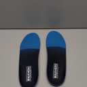 Plantar Fasciitis Insoles- Arch Support Insoles for Men Women, Shoe Inserts for Flat Feet, Orthotic Shoe Insole (Mens 12-12 1/2 | Womens 14-14 1/2) (Blue)