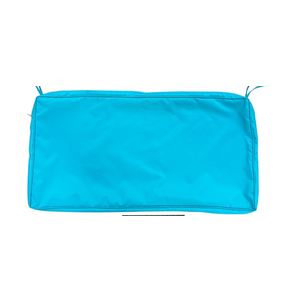 Outdoor Patio Furniture Cushion Cover And Foam Pillow, Replacement Slipcovers Wicker Rattan, 42x18x3– Cover, Waterproof, Fade-Resistant Durable Sky blue, Foam Pillow
