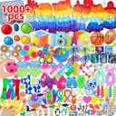 BILLFULL 1000 Pcs Party Favors for Kids, Fidget Toys Bulk, Birthday Gift Toys, Fidgets Stocking Stuffers, Treasure Box Party, Goodie Bag Carnival Prizes, Pinata Filler Stuffers Classroom