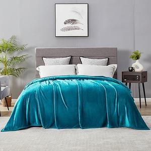 DREAMNINE Extra Large Fleece Blanket Soft Comfy Fluffy Bed Blankets King Size 90" x 108",Luxury Decorative Fuzzy Blanket for Women Girl,Big Cozy Shaggy Warm Flannel Blankets for Winter Autumn Pet,Teal