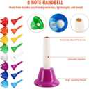 Eastrock Handbells, Hand Bells Set 8 Note Musical Bells for Adults, Used for Festival, Church Chorus, Wedding, Party
