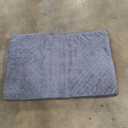 MIHIKK Waterproof Dog Beds Large Sized Dog Orthopedic Dog Beds for Crate with Removable Washable Cover Egg-Crate Foam Pet Pad Mat with Anti-Slip Bottom, 41x27 Inch, Grey