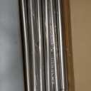 Zeerobee Curtain Rods for Windows 66 to 120, Brushed Nickel Curtain Rod, Adjustable 1 Inch Heavy Duty Outdoor/Indoor Modern Drapery Pole, 32"-120"