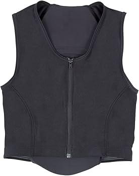 Wetsuit for Men Sleeveless Diving Vest Neoprene Thermal Vest for Water Sports Kayaking Swimming Surfing Snorkeling Diving Zipper L