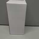 White Ceramic Vase 8" H - Small Flower Vase for Pampas Grass, Office Desk Decor, Minimalist Home Decor for Bedroom, Kitchen Shelf, Restaurant Table Centerpiece