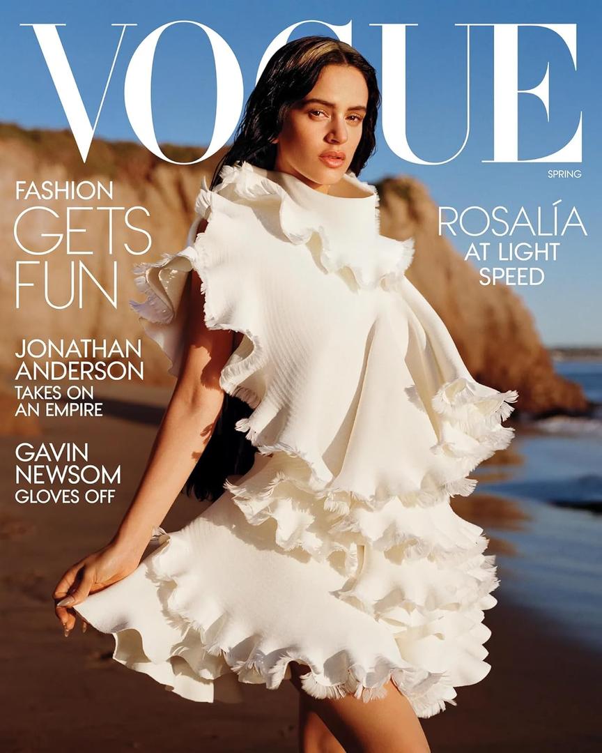 Vogue USA Magazine Spring 2026: Rosalia, Fashion Gets Fun, Single Issue Magazine