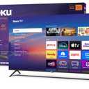 Roku Smart TV 2025 – 55-Inch Select Series, 4K HDR TV – Roku TV with Enhanced Voice Remote – Flat Screen LED Television with Wi-Fi for Streaming Live Local News, Sports, Family Entertainment