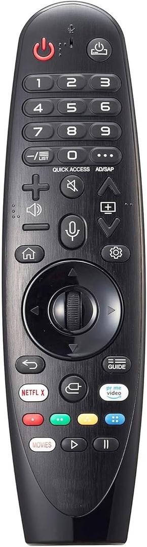 MR20GA Universal Voice Magic Remote Control Compatible for Lg 70UN7070PUA 60UN7000PUB 50UN7000PUC 70UN7370PUC 75UN8570PUC 75UN7070PUC 55UN7300PUF 65UN7300PUF 65UN8500PUI LED TV