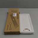 Stone Faucet Mat for Kitchen Sink  Diatomite Drying Stone Mat & Sink Protector, Prevents Moisture  Sink Splash Guard Water-Absorbing Stone Tray for Bathroom Counter (Light Grey, 20" x 3.9")