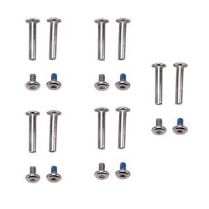 Zoofen 10 pcs Inline Skate Replacement Bearings Skating Screws OD 6mm Roller Blades Replacement Skate Wheel Axles|35mm