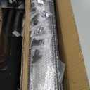 10 Pack 38" Stair Baluster, U-Shaped Stair Railing Indoor with Shoes, Industrial Wrought Iron Handrails Stair Handrail Stair Railing Step Railing