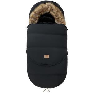 HOUSBAY Baby Stroller Bunting Bags Stroller Footmuff Universal Sleeping Bag Winter Outdoor Hooded Bunting Bag Windproof and Water-Resistant Suitable Below 5  (41inchBlack)