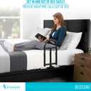 Stander BedCane, Adult Bed Rail and Support Handle, Bedside Safety Elderly Stand Assist with Organizer Pouch, ASTM Safety Approved Bedrail