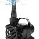 2300GPH Fountain Submersible Water Pump for Small Pond Fish tank Pool Waterfall Outdoor Hydroponics Aquarium, 5 Adjustable Directions, 10FT Lift Height