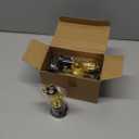 ZZYFGH Mini Trophies, 4 Inch Mini Gold Award Trophy Cup, Plastic Gold Award Trophy Cups, Golden Award Trophy Cups Set for Sports, Party Favors, Tournaments, Competitions (6 Pack)