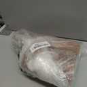 White Ribbed Flameless Pillar Candles with Remote, Real Wax Flickering Battery LED Candles Set of 2