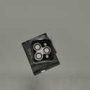 Camera Lens Protector for iPhone 16 Pro/iPhone 16 Pro Max, Individual Tempered Glass Camera Ring Lens Protector with Installation Tray Fit for iPhone 16 Pro/16 Pro Max Diamond Silver