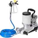 High-Pressure Airless Paint Sprayer,1600W Emulsion Paint Sprayer,Water-Based Latex Paints Airless Sprayer w/ 16.4ft Hose for Spraying Operations Indoor/Outdoor Fire Prevention 110V