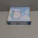 Piggy Bank for Kids, Blue Piggy Bank for Boys, Christmas for Boys and Girls,DIY Custom Name Coin Bank with Letter Stickers for Birthdays, Christmas