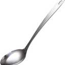 IMEEA Stainless Steel Serving Spoon 13-Inch Solid Cooking Spoon Metal Kitchen Spoon for Serving, Stews, and Sauces