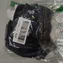 Ekouaer 2 Pieces Women Beach Sarongs Sheer Cover Ups Chiffon Bikini Wrap Skirt for Swimwear (Black/White, Large)