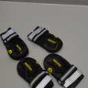 QUMY Dog Shoes for Large Dogs, Medium Dog Boots & Paw Protectors for Winter Snowy Day, Summer Hot Pavement, Water-Resistant in Rainy Weather, Outdoor Walking, Indoor Hardfloors Skid-Resistant Sole (Size 6: 2.6''x3.0''(W*L) (Pack of 4))