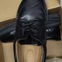 Oxford Shoes for Women Women's Oxford Shoes Platform Classic Lace Up Loafers Comfortable Dress Business Casual Work Office Oxfords Shoe for Ladies (7.5, Black)