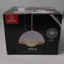 Edwarmlux 1 Light Wall Sconce, Mid Century Modern Globe Wall Sconce, Ceiling Light Fixture, Vanity Light Fixture, Indoor Wall Light for Living Room Bedroom Hallway Bathroom Entry (White)