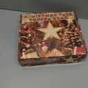 Christmas Tree Topper Star Warm White Light Christmas Tree Decor for Christmas Holiday Home Fit for General Size Xmas Tree, 8.7 Inch