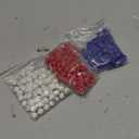 Crowye 270 Pcs 4th of July Rhinestones Clay Beads 10 mm Red White and Blue Patriotic Disco Ball Beads Polymer Round Crystal for Independence Day DIY Necklace Bracelet Jewelry Making(Red, White, Blue)