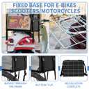 Insulated Food Delivery Bag for E-bikes/Scooters/Motorcycles, Waterproof Delivery Bag with Carrier Rack,Perfect for Catering,Restaurants,Delivery Drivers, DoorDash and more,62L - Fit 14'' Pizza box