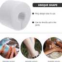 Foot Pillows for Elevation While Sleeping Rest Support Pillow with Ring Rehabilitation Bolster for Pressure Sore Prevention Bedridden Patients Foot Heel Toe Elevator for Bed, 6.69X6.69X3.93 Inch (1 Count (Pack of 1))